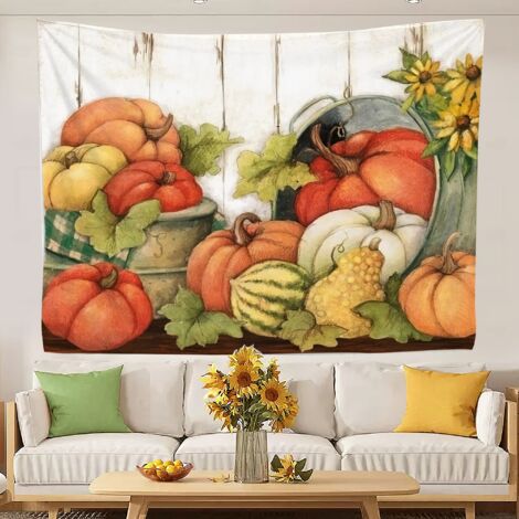 Tapisserie murale bohème, nappes pour chambre à coucher, décoration murale 150x130cm (1/5)