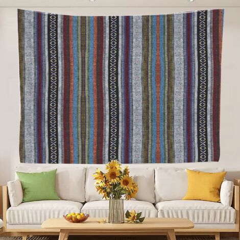 Tapisserie amusante, motif attrayant, couverture de plage, fond décoratif pour la maison 100x75cm (1/5)