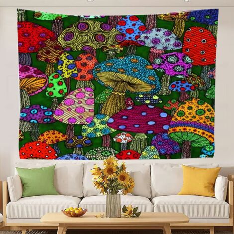 Tapisserie murale humoristique - Tapisserie amusante pour chambre d'adolescente - Toile de fond pour salon - Rideau de porte/séparation 200x150cm (1/5)