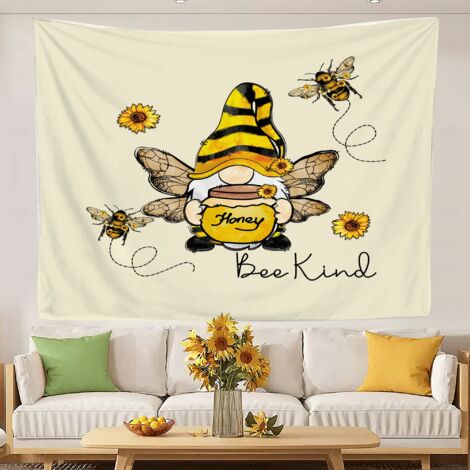 Tapisserie murale au design attrayant, idéale pour la chambre d'une adolescente. Décoration murale. 100x75cm (1/5)
