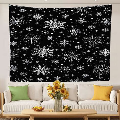 Tapisserie murale tendance pour chambre d'adolescente, pouvant servir de séparation de porte ou de rideau de salon. 100x75cm (1/5)
