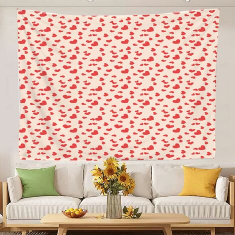 Tapisserie aux couleurs vives, toile de fond pour chambre à coucher ou chambre d'étudiant 150x130cm (1/5)