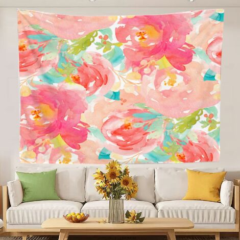 Tapisseries vintage tendance pour chambre à coucher ou salon 200x150cm (1/5)