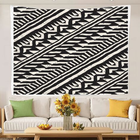 Tapisseries murales bohèmes pour chambre à coucher, séchage rapide, idéales pour la décoration de la pièce. 100x75cm (1/5)