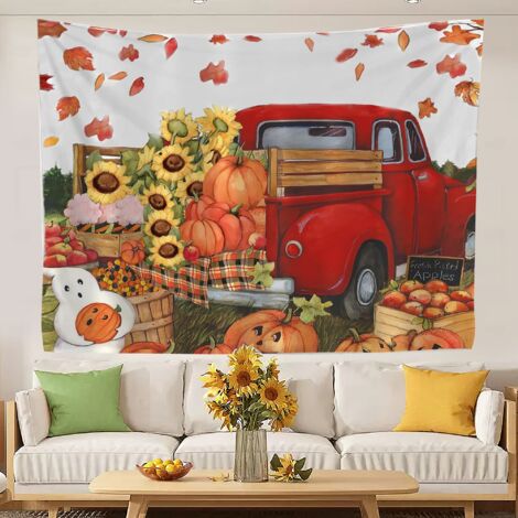 Tapisserie universitaire humoristique pour chambre à coucher, tenture murale esthétique pour couvre-lit de plage ou rideau 150x130cm (1/5)