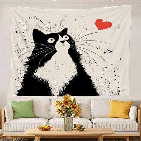 Tapisserie murale esthétique pour chambre à coucher, séchage rapide, idéale pour une chambre d'enfant. 100x75cm (1/5)