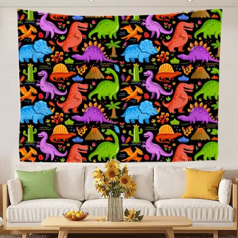 Tapisserie bohème pour chambre d'adolescente, tissu de fond pour salon ou chambre à coucher 150x130cm (1/5)