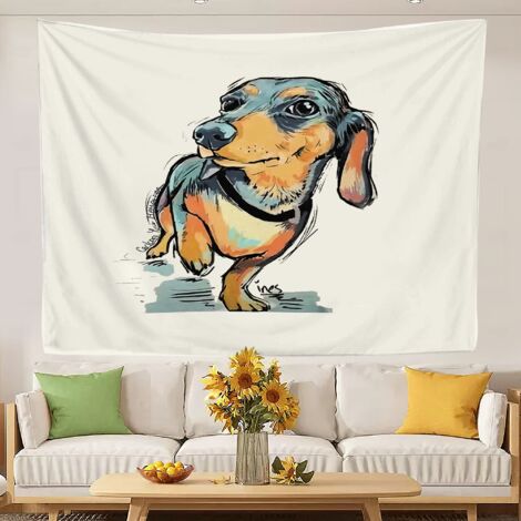 Tapisserie bohème tendance pour chambre à coucher, idéale pour décorer une fête. 150x130cm (1/5)