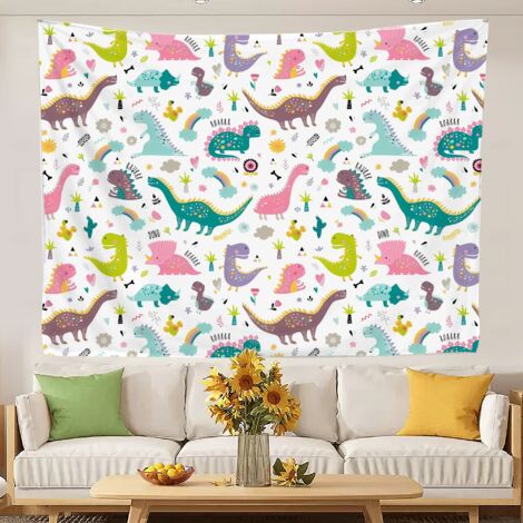 Tapisserie humoristique et esthétique pour fond de chambre à coucher ou de salon 180x150cm (1/5)