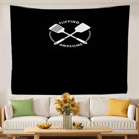Tapisseries murales amusantes, nappes pour la décoration murale de chambre 150x130cm (1/5)
