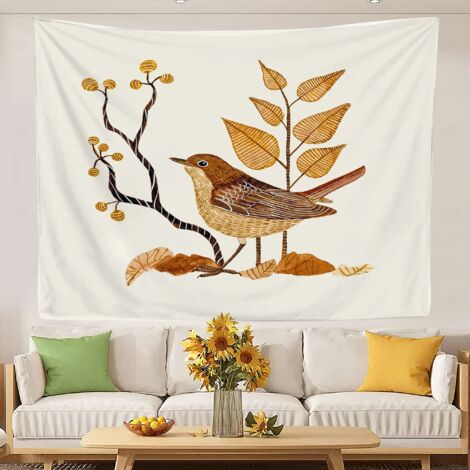 Tapisserie humoristique, luxueuse et tendance pour décorer les murs de la chambre ou du salon. 100x75cm (1/5)