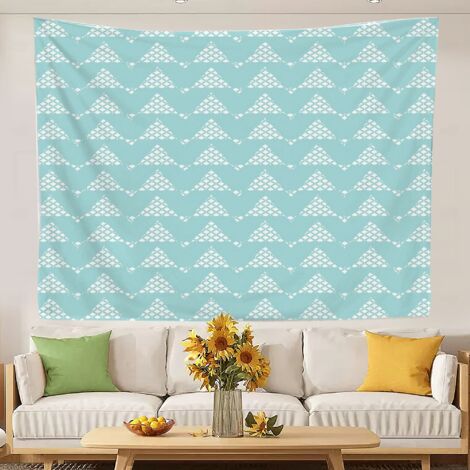 Tapisseries tendance, tapisseries colorées pour la chambre, nappes, séparateurs de porte et rideaux de salon 150x130cm (1/5)