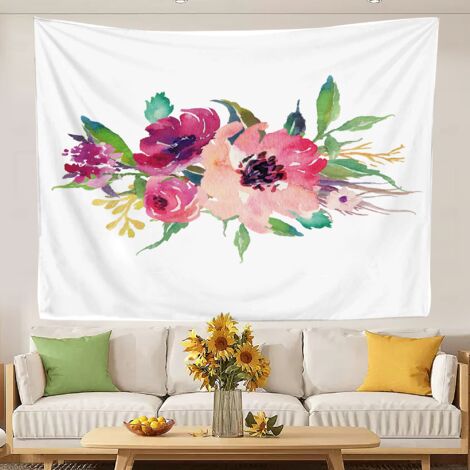 Tapisserie murale humoristique représentant une couverture de plage pour la décoration murale 150x130cm (1/5)