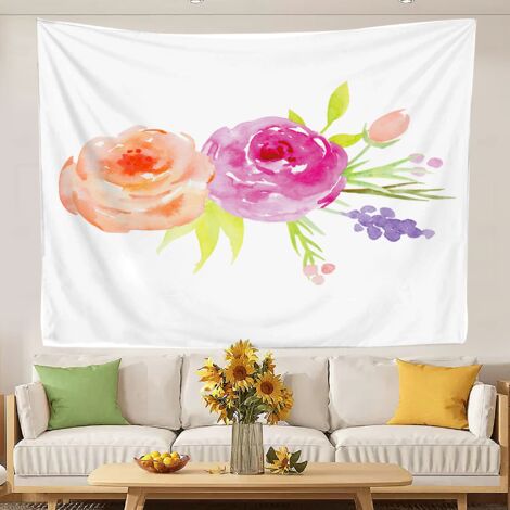 Tapisserie murale amusante et vintage pour chambre à coucher, séchage rapide, idéale pour femme et adolescente. 200x150cm (1/5)