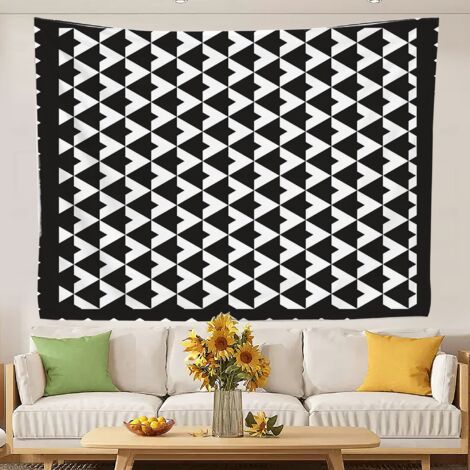 Tapisserie murale humoristique rétro pour chambre d'étudiant 100x75cm (1/5)