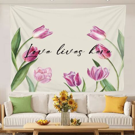 Tapisserie murale humoristique imprimée pour chambre à coucher, séchage rapide, pour chambre à coucher ou salon 200x150cm (1/5)