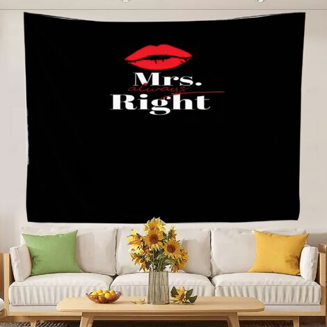 Tapisseries imprimées humoristiques pour décorer les murs de la chambre, du salon ou servir de rideau de porte ou de séparation. 150x130cm (1/5)