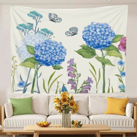 Tapisseries universitaires rétro, tapisseries de fond de chambre, rideaux de plage 200x150cm (1/5)