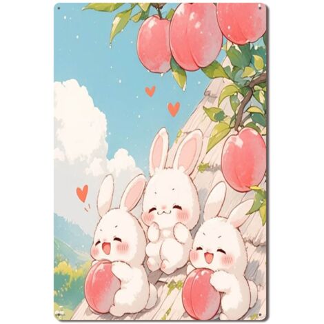 Plaque en Métal Vintage Art Murale pour Jardin de Roses Cuisine Salon et Bar, Durable et Beau, Parfaite pour Ajouter une Touche de Romance dans Votre Espace 30x20 cm. (1/5)