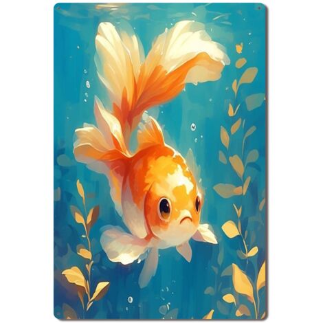 Plaque Métallique Décorative Rétro pour Bar de Plage Maison Café et Restaurant, Offrant une Atmosphère de Vacances Permanente pour Vos Clients et Invités 30x20 cm. (1/5)