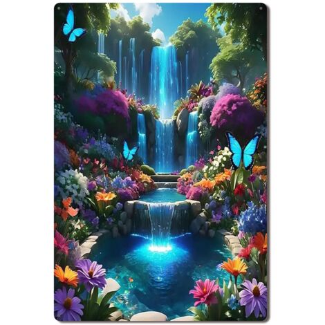 Plaque Métallique Rétro pour Bureau de Direction Maison Bar et Jardin, Une Décoration Classique qui Ne Sort Jamais de Mode et Élève le Niveau de Votre Espace 30x20 cm. (1/5)