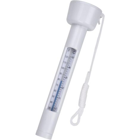 Thermomètre Flottant pour Piscine – Mesure Température Eau, Résistant aux Chocs, Pour Piscines, Spas et Aquariums