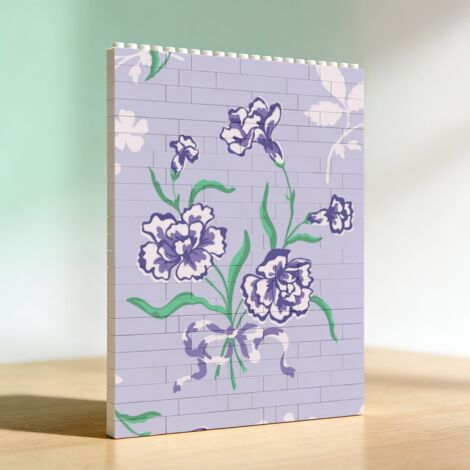 Cadre photo en briques DIY pour adultes, cadeau pour amoureux à l’anniversaire, Saint-Valentin (1/5)