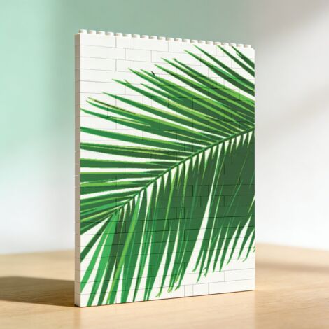 Cadre DIY en blocs et briques de construction, cadeau pour Saint-Valentin et anniversaire (1/5)