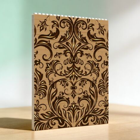 Cadre en briques pour la Saint‑Valentin, cadeau d’anniversaire pour lui, elle (1/5)