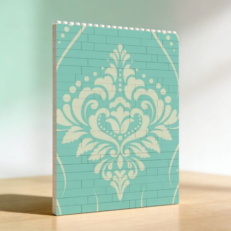 Cadre d’anniversaire en blocs, cadeau de la Saint‑Valentin et anniversaire