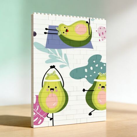 Cadre photo pour amoureux adulte DIY, kit de blocs et briques de construction (1/5)