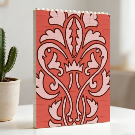 Cadre artistique en blocs à faire soi‑même, cadeau de la Saint‑Valentin ...