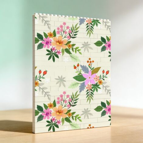 Cadre photo d’anniversaire DIY en blocs de construction, cadeau d’anniversaire (1/5)