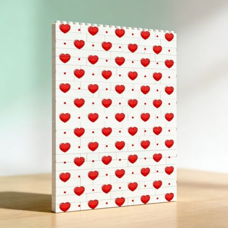 Cadre photo de blocs et briques de construction, cadeau d’anniversaire (1/5)