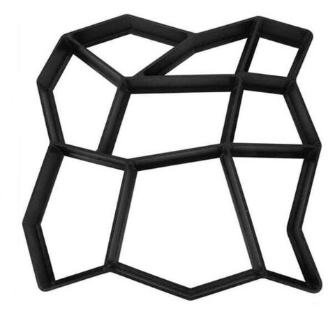 Moule en béton pour pavé 36 x 36 x 3,6 cm – Pour allées et terrasses de jardin décoratives