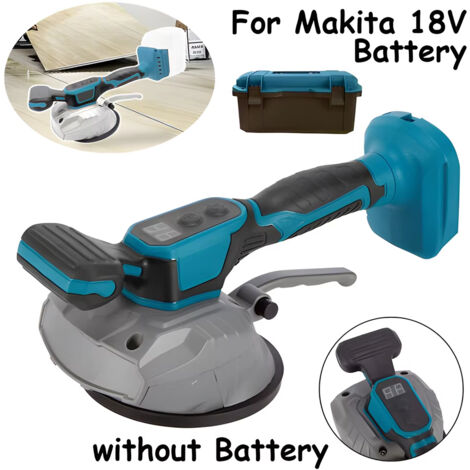 Makita – Niveleuse carrelage sans fil – 8 vitesses – Vibrateur céramique – Batterie 18V – Sol et mur