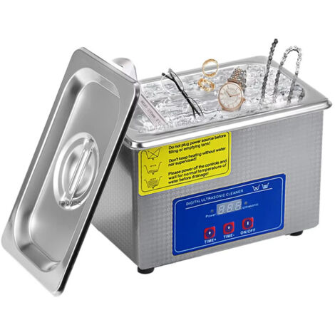 Machine de nettoyage à ultrasons 800 ml – 40 kHz – minuterie numérique – nettoyage haute fréquence pour objets délicats (1/5)