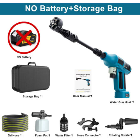 Pistolet Gisam 250 bars – 4 vitesses – Brushless – Makita 18V – Corps seul (sans batterie ni chargeur)