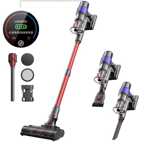 Laresar V8 aspirateur sans fil voiture à main 48000PA 500W 60 minutes appareil ménager sans fil batterie amovible moteur sans brosse (1/5)