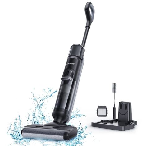 Laresar M3 Aspirateur sans fil sec et humide – Nettoyage des bords, 55 min autonomie, contrôle automatique, laveur de sol autonettoyant, intelligent (1/5)