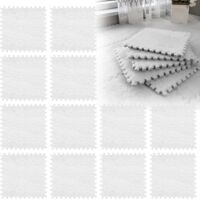 Lot de 12 Tapis Puzzle Mousse – Dalles Sol Blanc