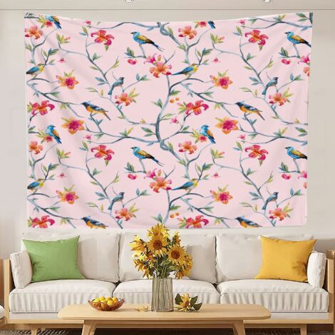 Tapisserie murale amusante, style bohème, pour la décoration de la chambre d'enfant. 100x75cm (1/5)