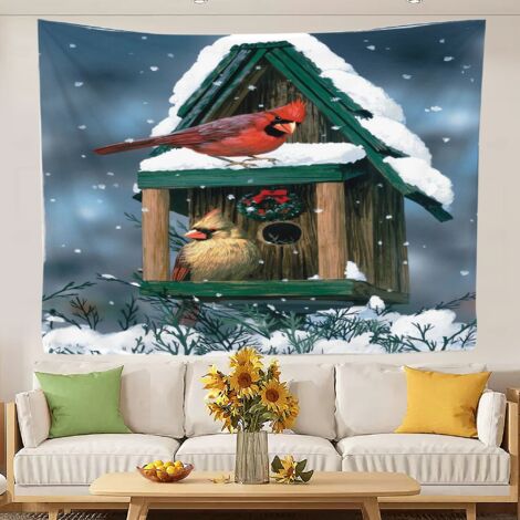 Tapisseries murales imprimées pour la décoration de chambre, le salon ou comme rideau de porte 100x75cm (1/5)