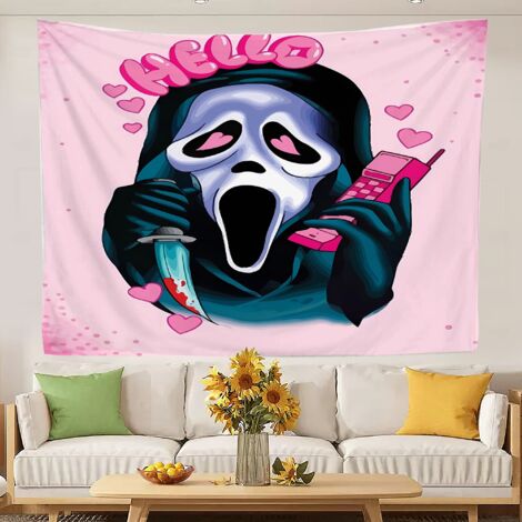 Tapisserie murale humoristique, couverture de plage luxueuse, tenture murale pour chambre, maison ou dortoir 100x75cm (1/5)