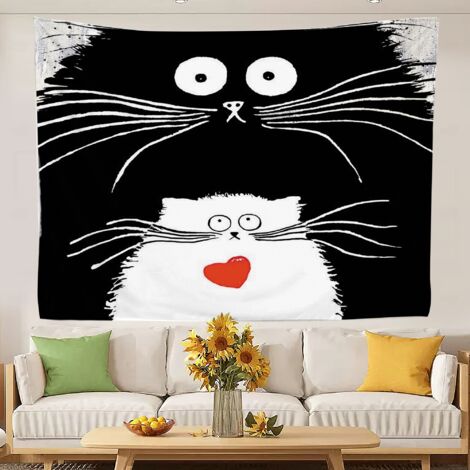 Tapisseries murales décoratives, couvertures de plage tendance à suspendre au mur pour la décoration de fêtes 150x130cm (1/5)