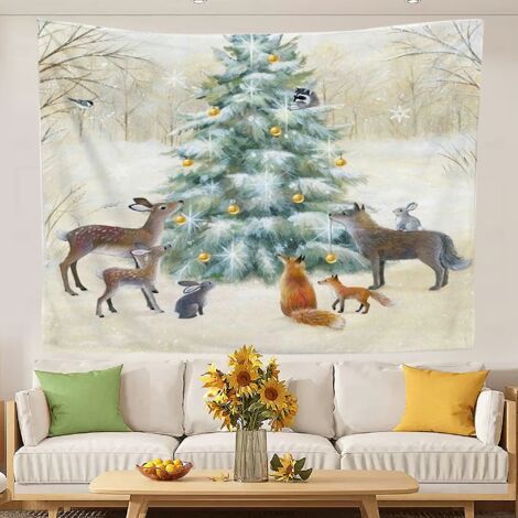Tapisserie imprimée amusante, nappes décoratives pour chambre d'enfant 100x75cm (1/5)