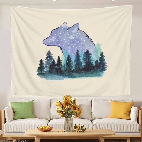 Tapisserie humoristique pour chambre d'adolescente, idéale pour décorer une fête. 100x75cm (1/5)