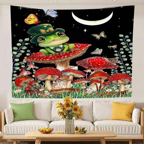 tapisserie bohème murale, nappe, séparateur de salon, rideau de porte 100x75cm (1/5)