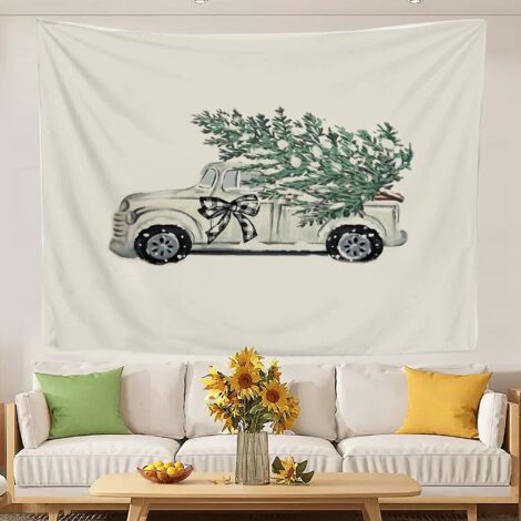 Tapisserie bohème tendance pour chambre d'adolescente, tissu de fond pour lit, décoration intérieure 100x75cm (1/5)