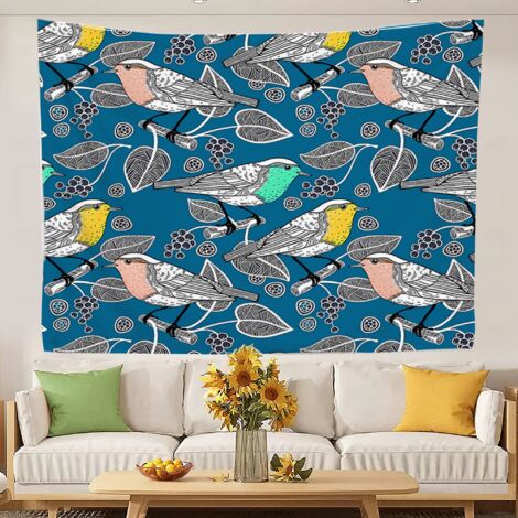 Tapisseries esthétiques pour la décoration de chambre à coucher 100x75cm (1/5)